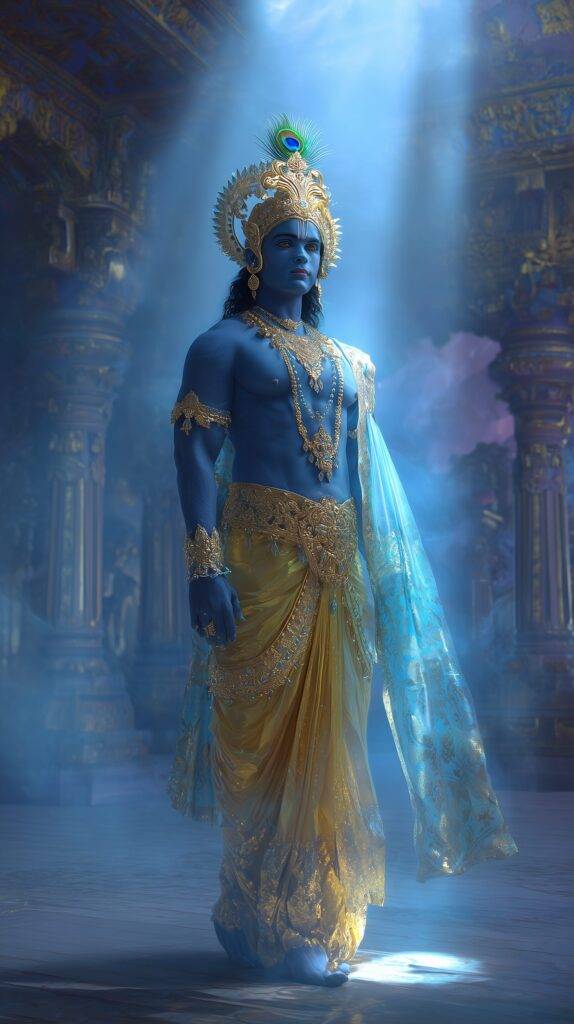 Si guadagnò anche l’appellativo di Govinda, che significa "custode dei bovini". Questo titolo, oltre al significato letterale, ha una valenza simbolica: in sanscrito, il termine "Go" può anche indicare "conoscenza" o "saggezza".  Quindi, non è solo il pastore degli animali, ma anche il custode della conoscenza spirituale.