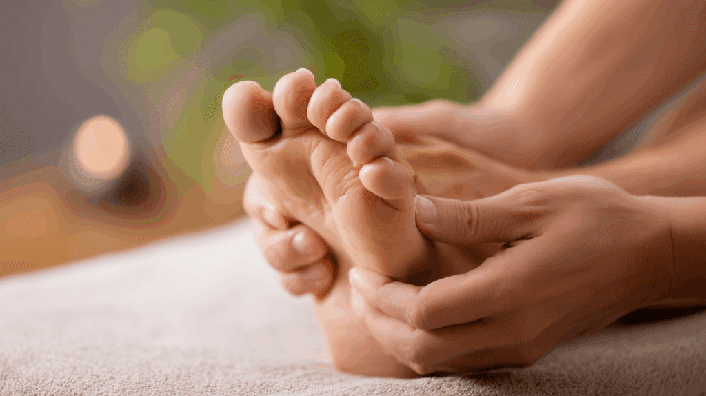 I piedi nell'Ayurveda
